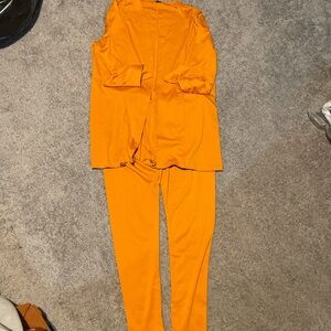 Vibrant Orange Women's 2-Piece Set